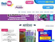 Tablet Screenshot of maskmais.com.br